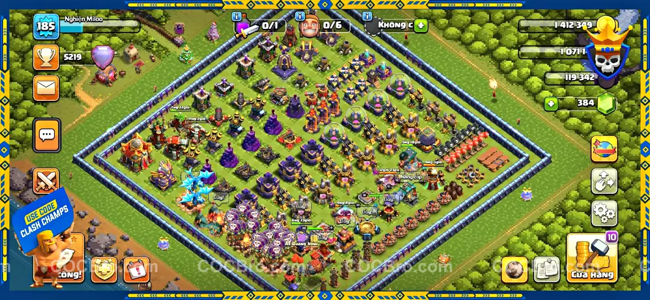 Town Hall 16 Base 60